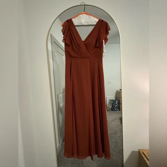 cinnamon bridesmaid dresses david's bridal Davids Bridal Cinnamon Wedding Party